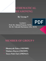 Group 9 PPT Mathematical Reasoning