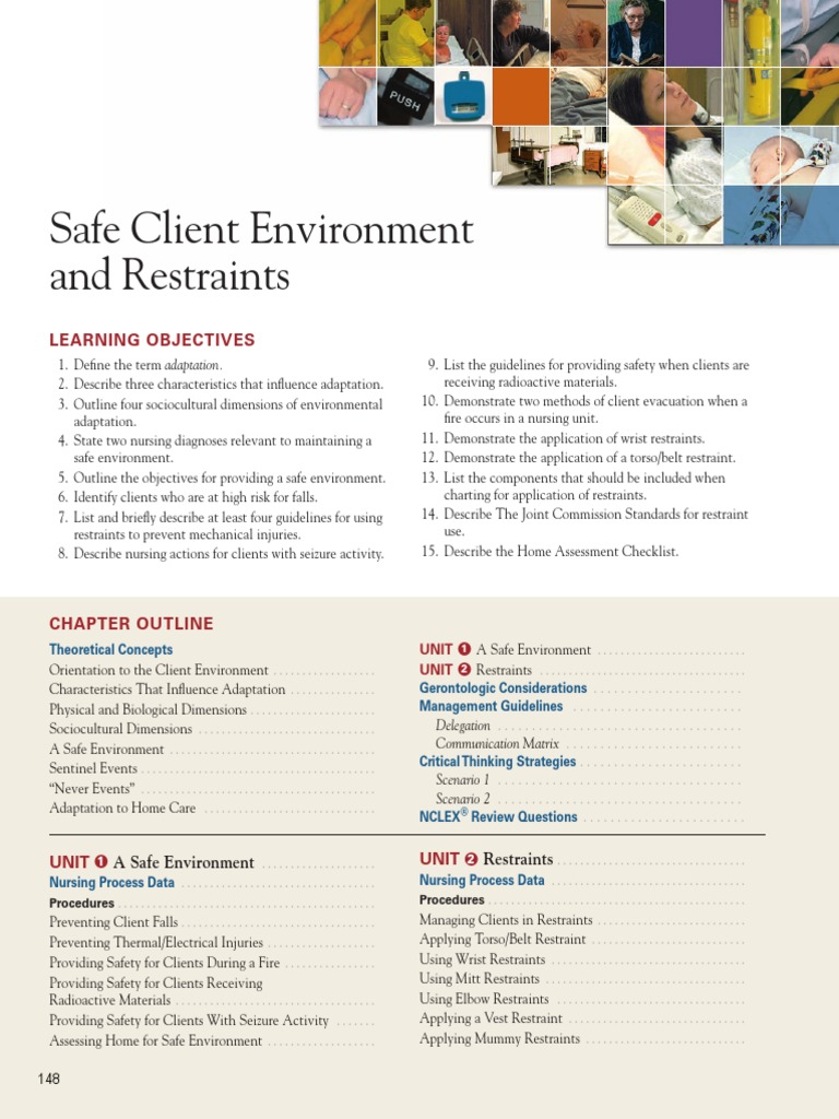 Safe Client Environment and Restraints | PDF | Perception | Joint ...
