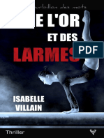 EXTRAIT Du Roman de L'or Et Des Larmes de Isabelle Villain