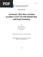 Automatic All in Floor Cleaning Machine (AAFCM) With Disinfecting and Hand Sanitizing