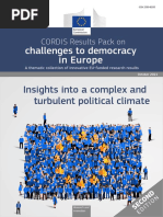 Challenges To Democracy in Europe: Insights Into A Complex and Turbulent Political Climate