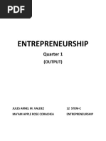 Entrepreneurship: Quarter 1