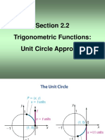 Section 2.2 Trigonometric Functions: Unit Circle Approach