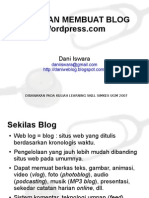 Panduan Blog Wordpress Dot Com