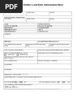 Obstetrical History Form | PDF