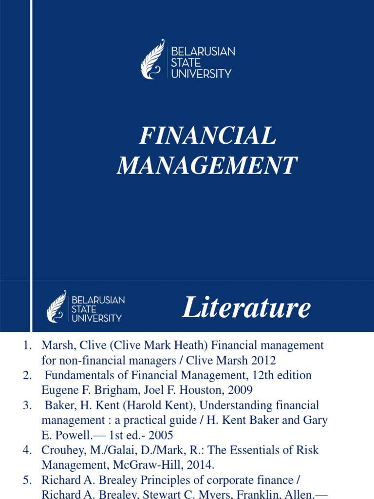 Financial Management Overview and Concepts | PDF | Net Present Value ...