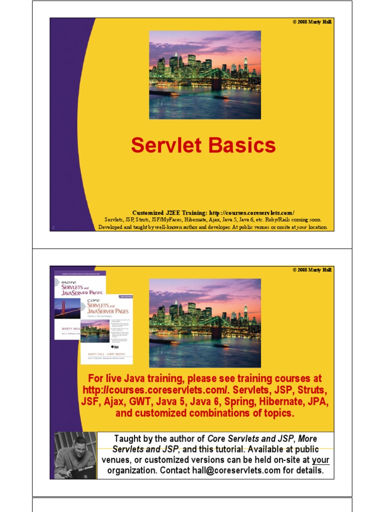 02 Servlet Basics | PDF | Java Servlet | Html