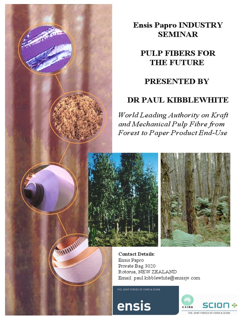 Future Trends in Pulp and Fibre Quality | PDF | Pulp (Paper) | Paper