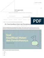 20+ Soal Klasifikasi Materi Dan Perubahannya Dan Jawaban