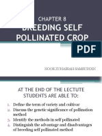 Breeding Methods of Self-Pollinated Crops