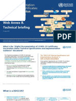 WHO 2019 NCoV Digital Certificates Vaccination Technical Briefing 2021.1 Eng
