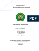 Kelompok 4b Statistika - Uji Beda Mean 2 Kelompok Dependen