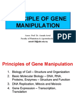 Principle of Gene Manipulation: Assoc. Prof. Dr. Asmah Awal Faculty of Plantation & Agrotechnology Asmah138@uitm - Edu.my