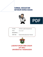 Kimia Dasar Jurnal Kegiatan