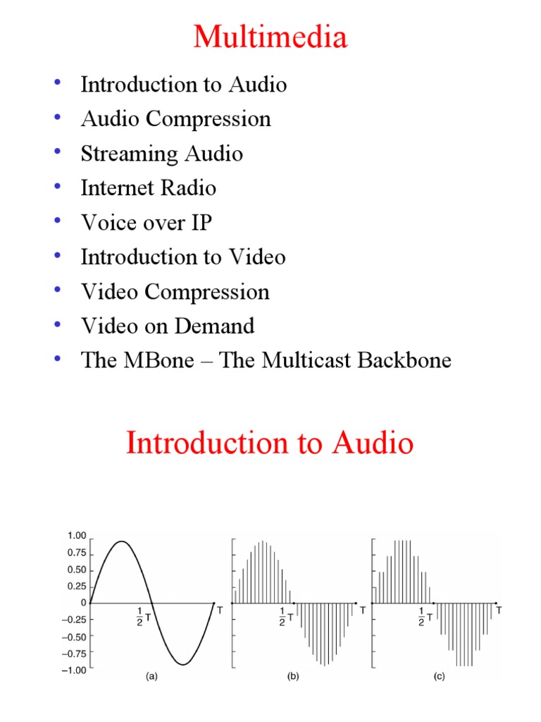 Multimedia Audio and Video Overview | PDF | Technology & Engineering