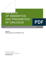 Aspects of Semantics and Pragmatics of D