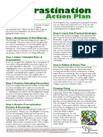 Procrastination Information Sheet - 07 - Procrastination Action Plan