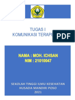 Tugas 1 Komunikasi Terapeutik