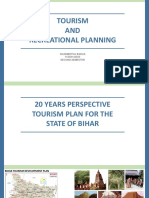 Tourism AND Recreational Planning: Sharmistha Barua 01308142020 Second Semester