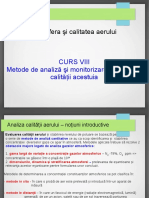 Atmosfera Si Calitatea Aerului Curs Viii Metode de Analiza Calitatii Aerului