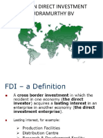 Foreign Direct Investment Rudramurthy BV