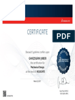 Certificate: Ghazouani Jaber