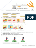 Soal Latihan Tematik Tema 3 Sub 2 Kelas 1