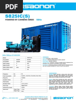 Saonon Datasheet 50Hz (Cummins+STAMFORD) S825IC (S) Rev01