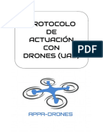 Protocolo de Actuación Con Drones