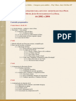 Conteúdo Programático CATEQUESE PARA ADULTOS 1