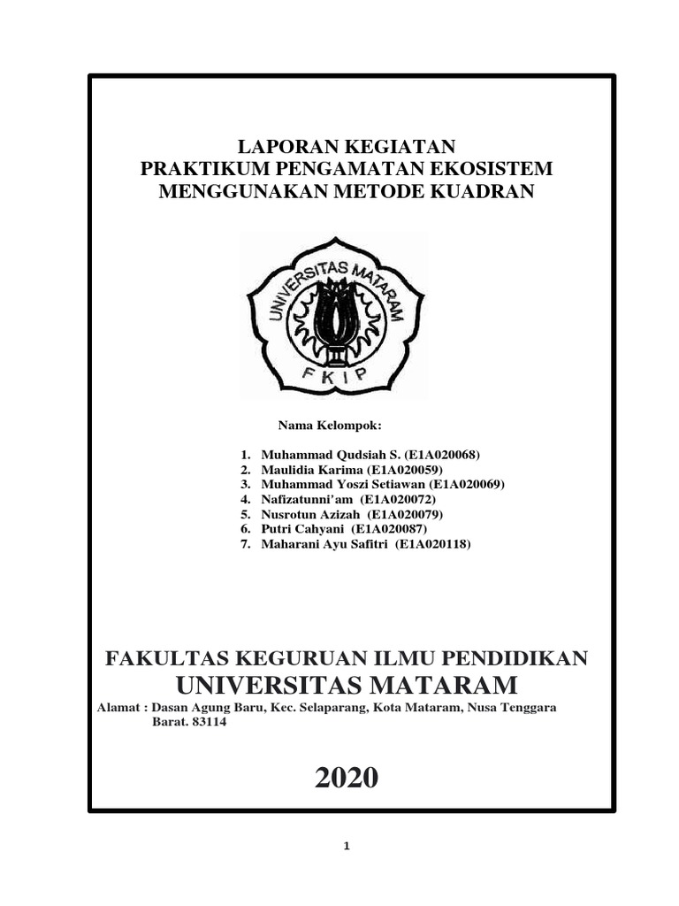 Laporan Kegiatan Praktikum Lotim | PDF