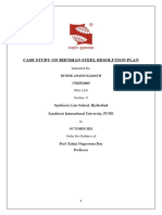 Case Study On Bhushan Steel Resolution Plan: Symbiosis Law School, Hyderabad Symbiosis International University, PUNE