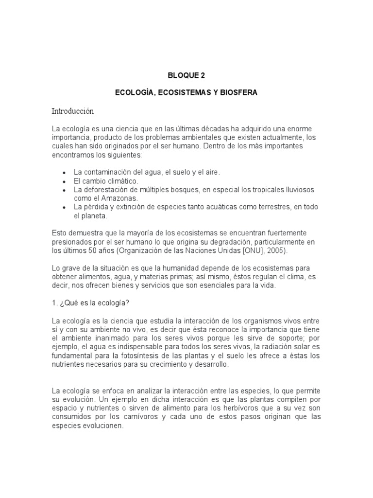 Ecología y Ecosistemas en Colombia | PDF | Ecología | Ecosistema