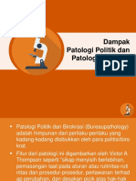 Dampak Patologi Politik