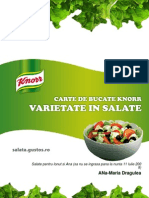 Carte de Bucate Knorr-Varietate in Salate
