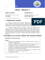 Applied Economics - SHS - Q1 - LP 1