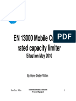 EN 13000 Situation May 10 Rated Capacity Limiter