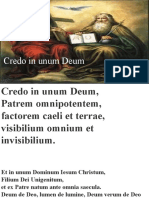 Credo in Unum Deum