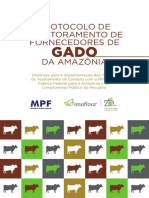 Protocolo Monitoramento de Fornecedores de Gado Da Amazônia - MPF-Imaflora