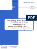 Usage Interne - CTC: Règles de Sécurité Pour La Construction Et L'installation Des Élévateurs Z