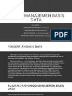 Sistem Manajemen Basis Data