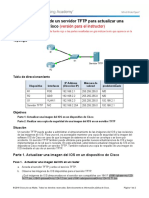 10.3.3.5 Packet Tracer - Using A TFTP Server To Upgrade A Cisco IOS Image Instructions - ILM