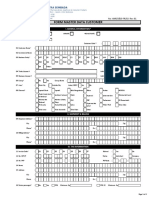 Form Master Data Customer