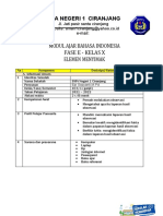 Draf BAHASA INDONESIA FASE E KELAS X