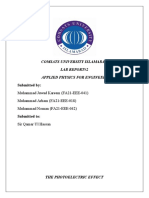 Comsats University Islamabad Lab Report#2 Applied Physics For Engineers