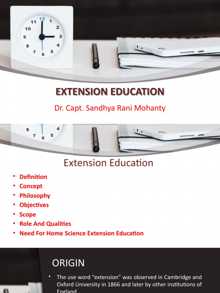 Extension Education PDF Science Agriculture