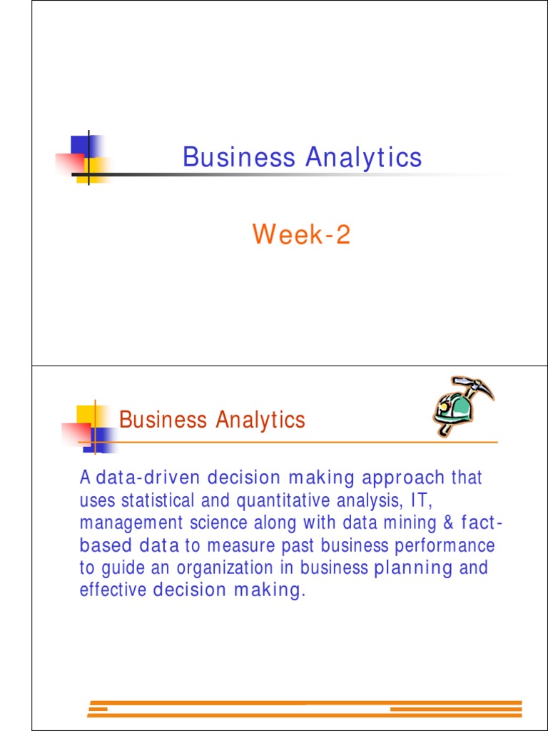Week-2 BA Data Preprocessing | PDF | Analytics | Outlier