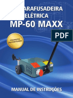 Catálogo de peças e manutenção da máquina MP-60 MAXX