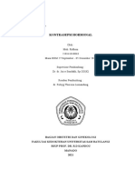 Health Education - Kontrasepsi Hormonal