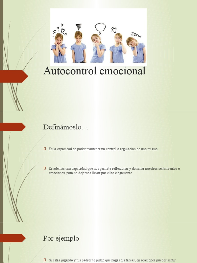 Autocontrol Emocional | PDF